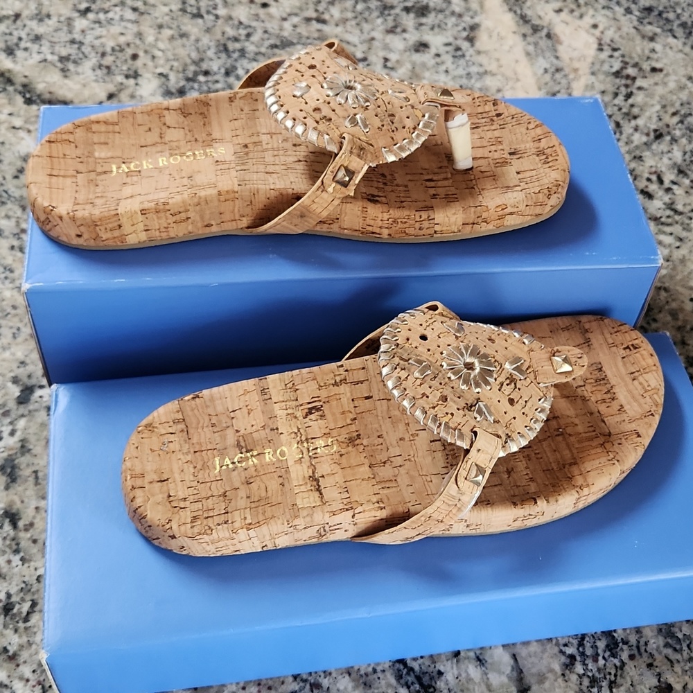 Jack Roger's Georgic Cork Sandals size 7M